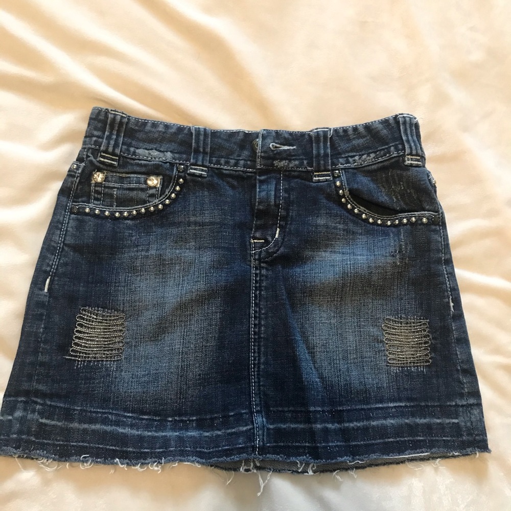 Rock and Roll Cowgirl Embellished Skirt
